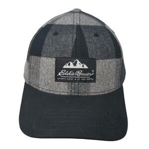 Eddie Bauer Est. 1920 Baseball Cap Multicolor One Size Adjustable Check W/Tags